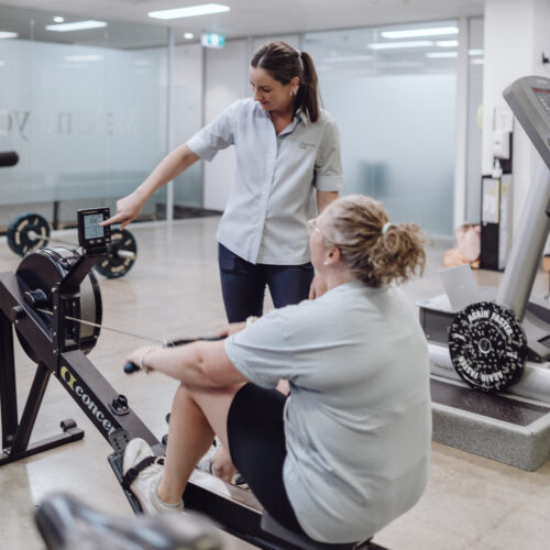 Accredited Exercise Physiologist with patient at our Penrith clinic