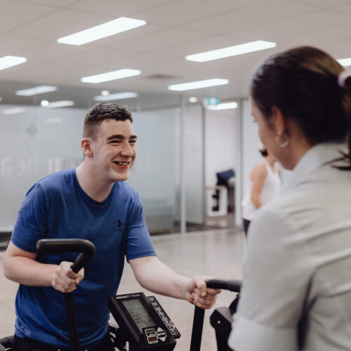 NDIS patient receiving therapy registered NDIS Provider